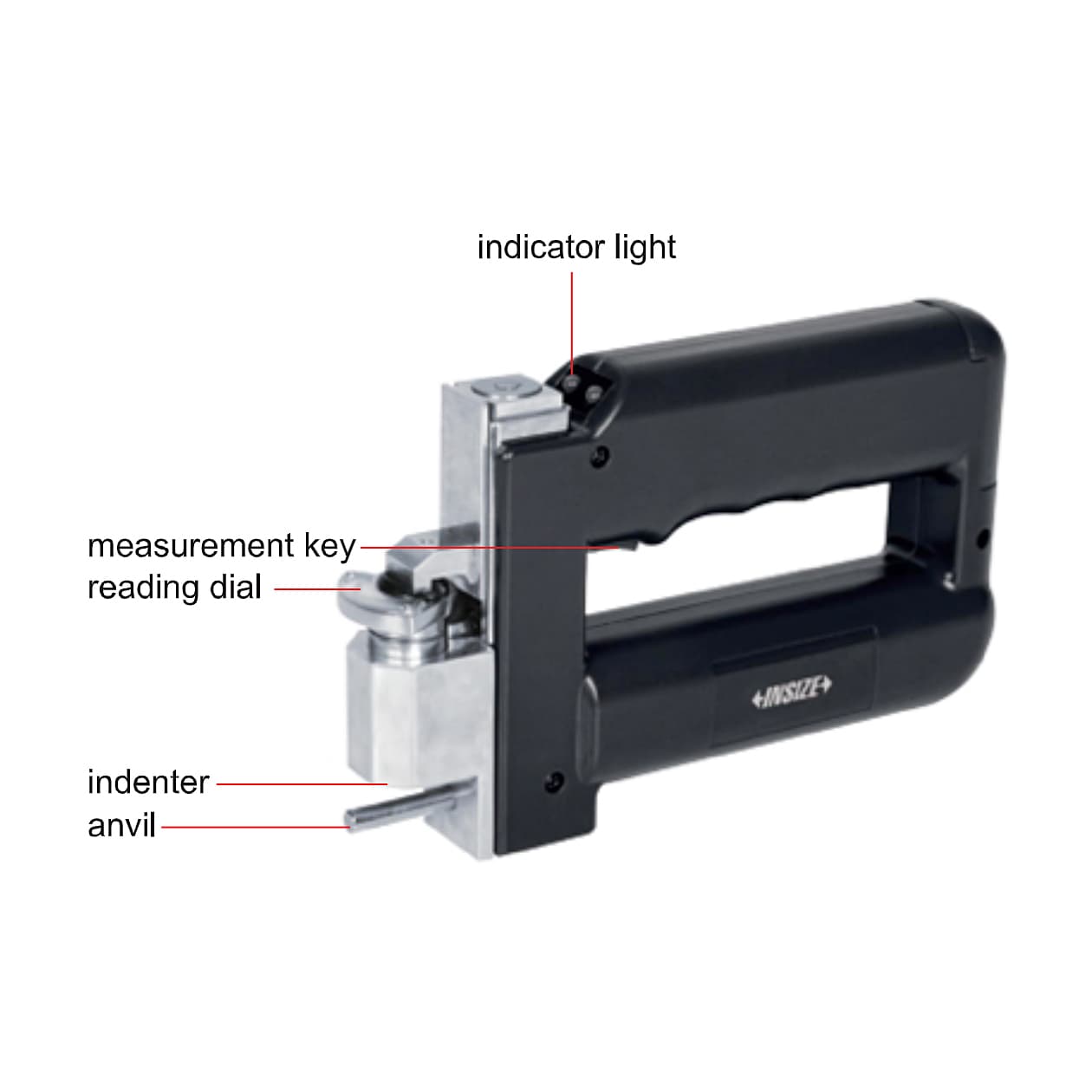 Insize 0 - 20HW Electric Aluminum Pointer Hardness Tester, ISHW-EH20