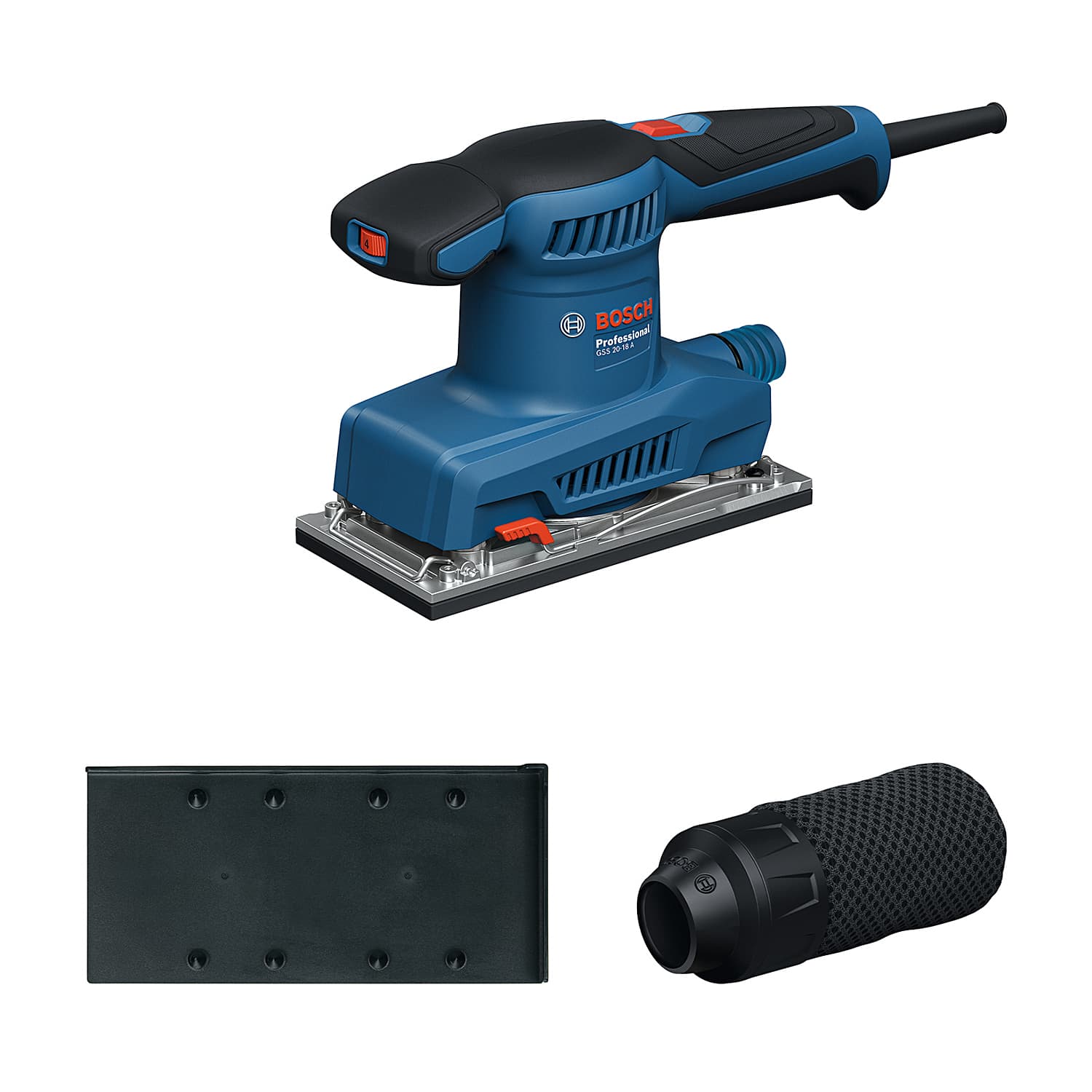 Bosch 200W Professional Orbital Sander, GSS 20-18 A