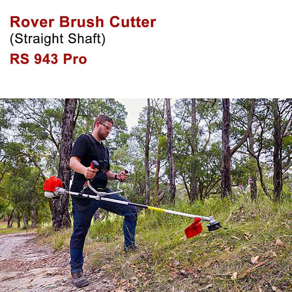 Rover 1.25 kW / 2 Stroke Straight Shaft Brushcutter With U Grip Handle, R-S943PRO