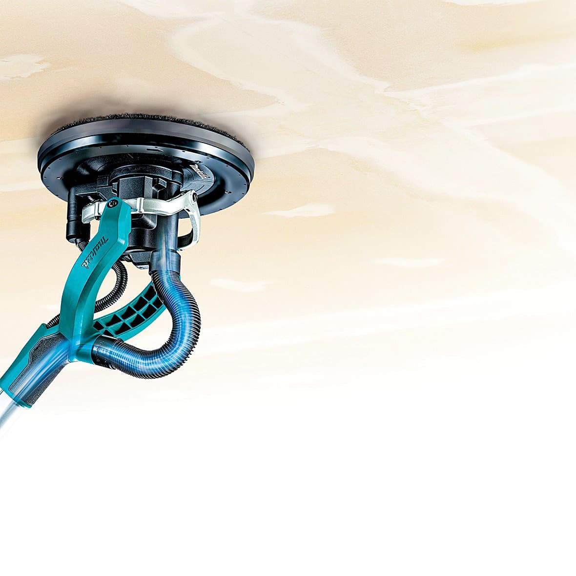 Makita 18V LXT BL AWS 225mm Cordless Drywall Sander with Auto-Start Wireless System (Bare Tool), DSL801ZU