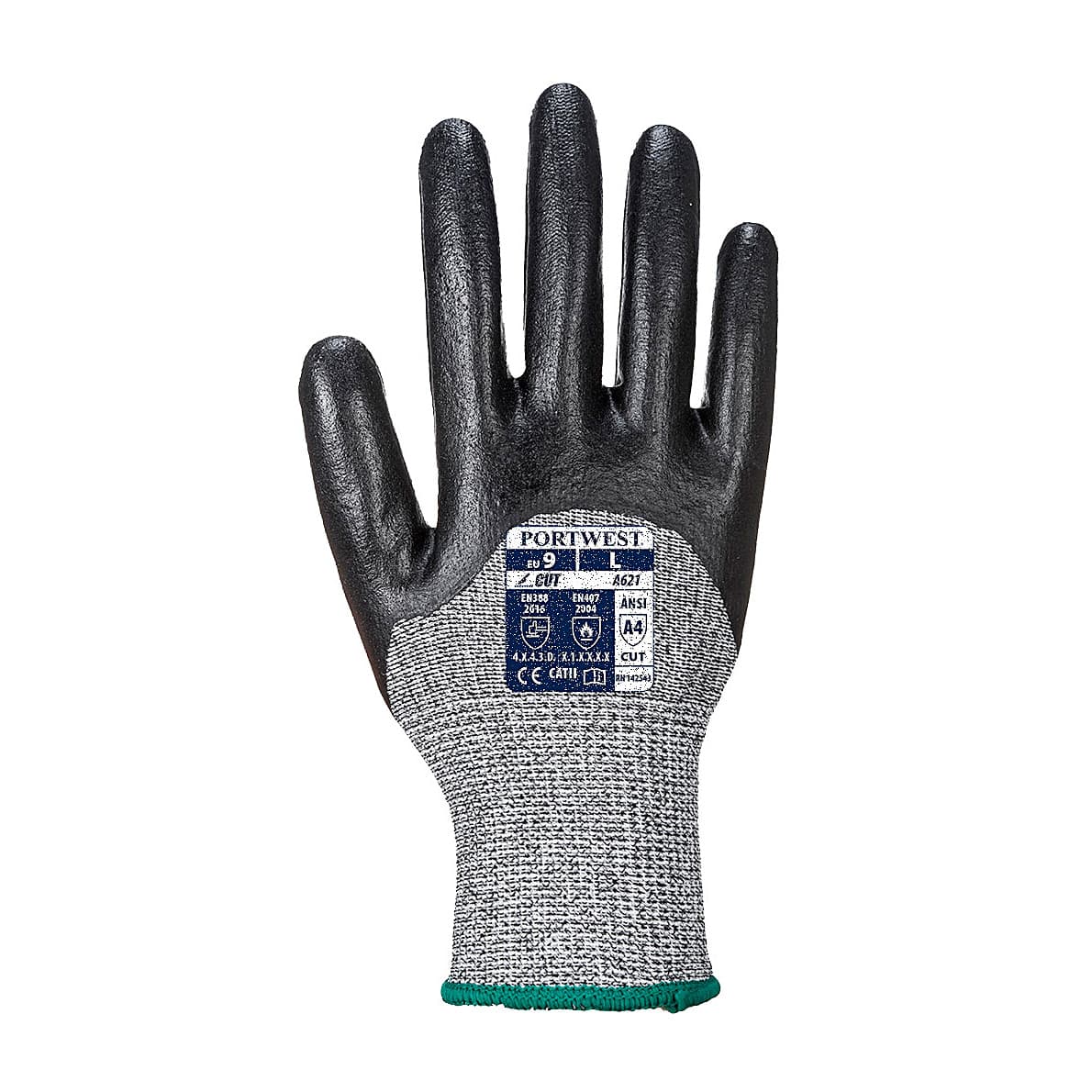 Portwest Cut 3/4 Nitrile Foam Glove (Large), A621BKRL