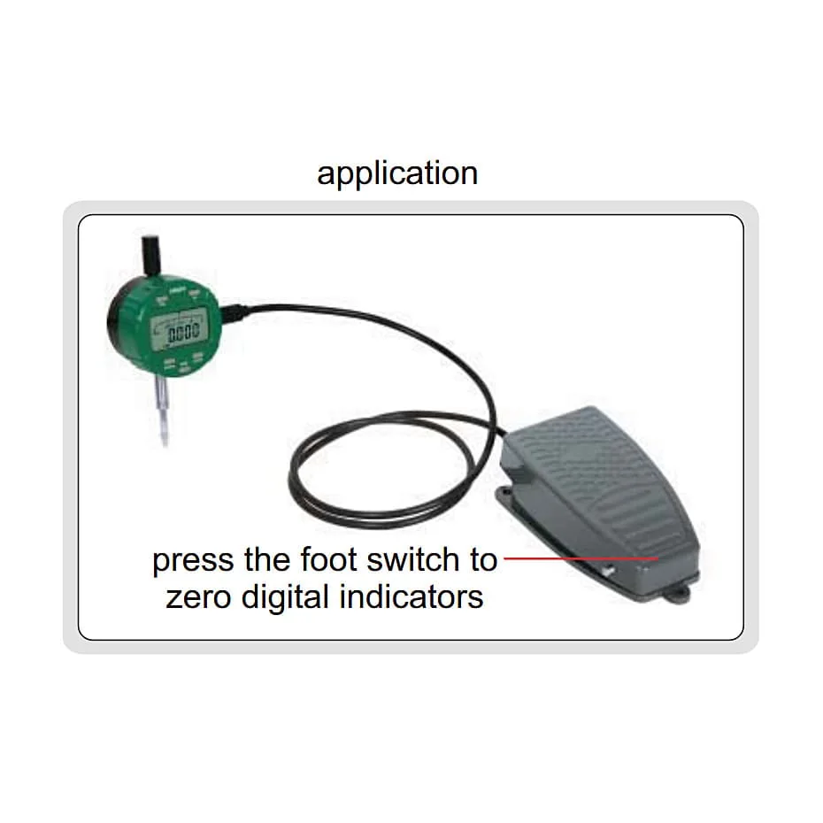 Insize Zeroing Foot Switch for Digital Indicators, 7360-1M