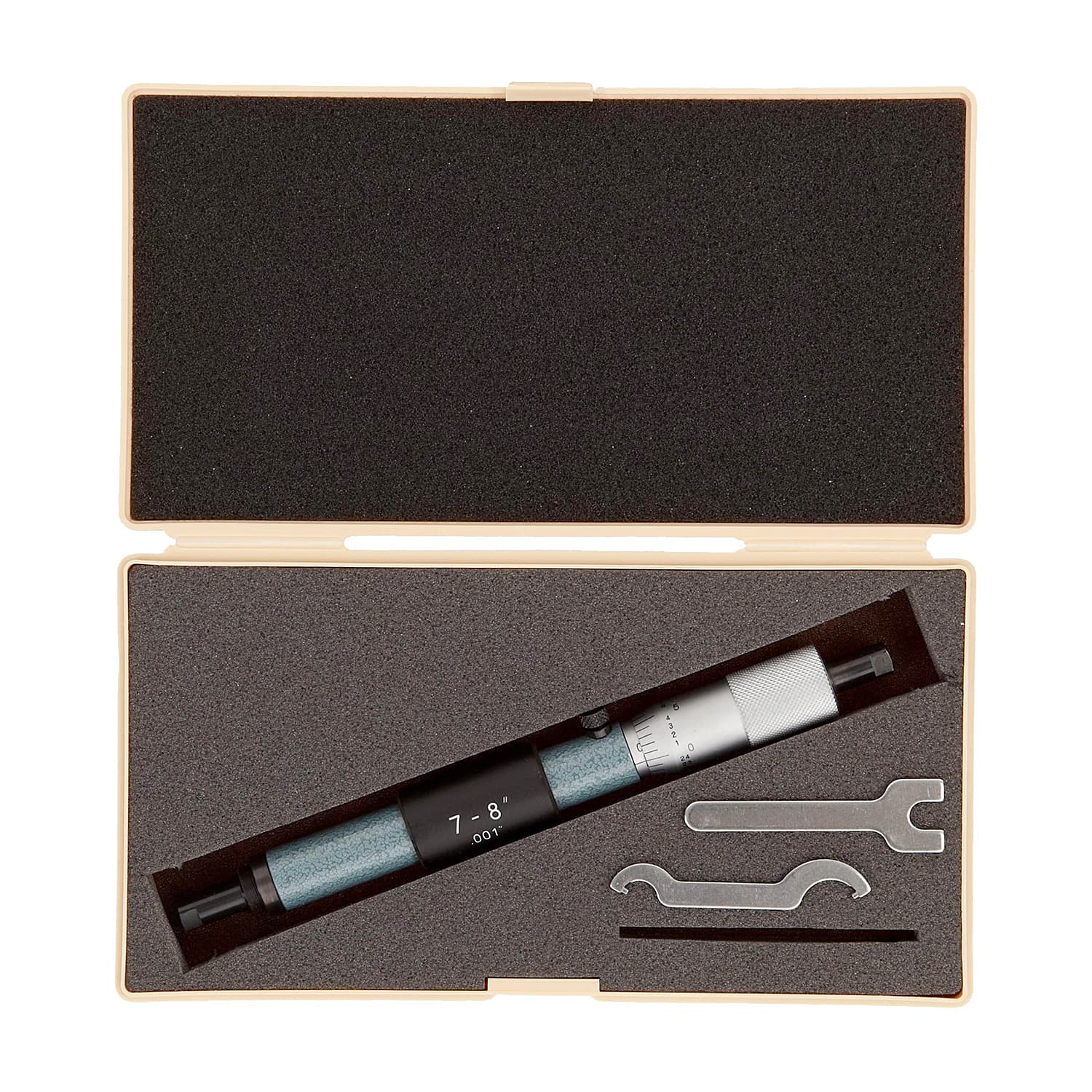 Mitutoyo 7 - 8 inch Tubular Inside Micrometer With Spindle Lock, 133-228