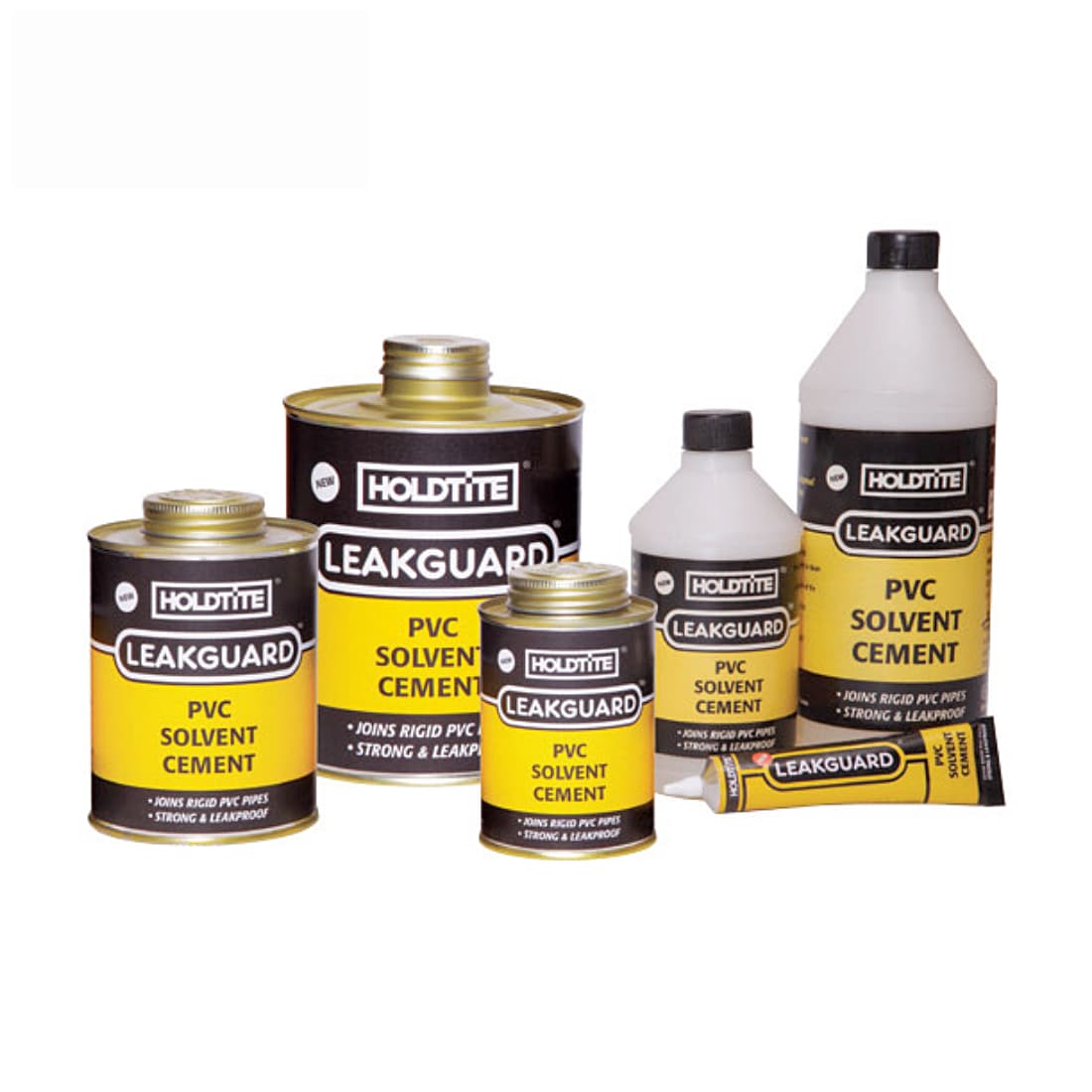 Holdtite Leakguard 50 ml TIN Regular Body PVC Solvent Cement (Pack of 100 Pcs)