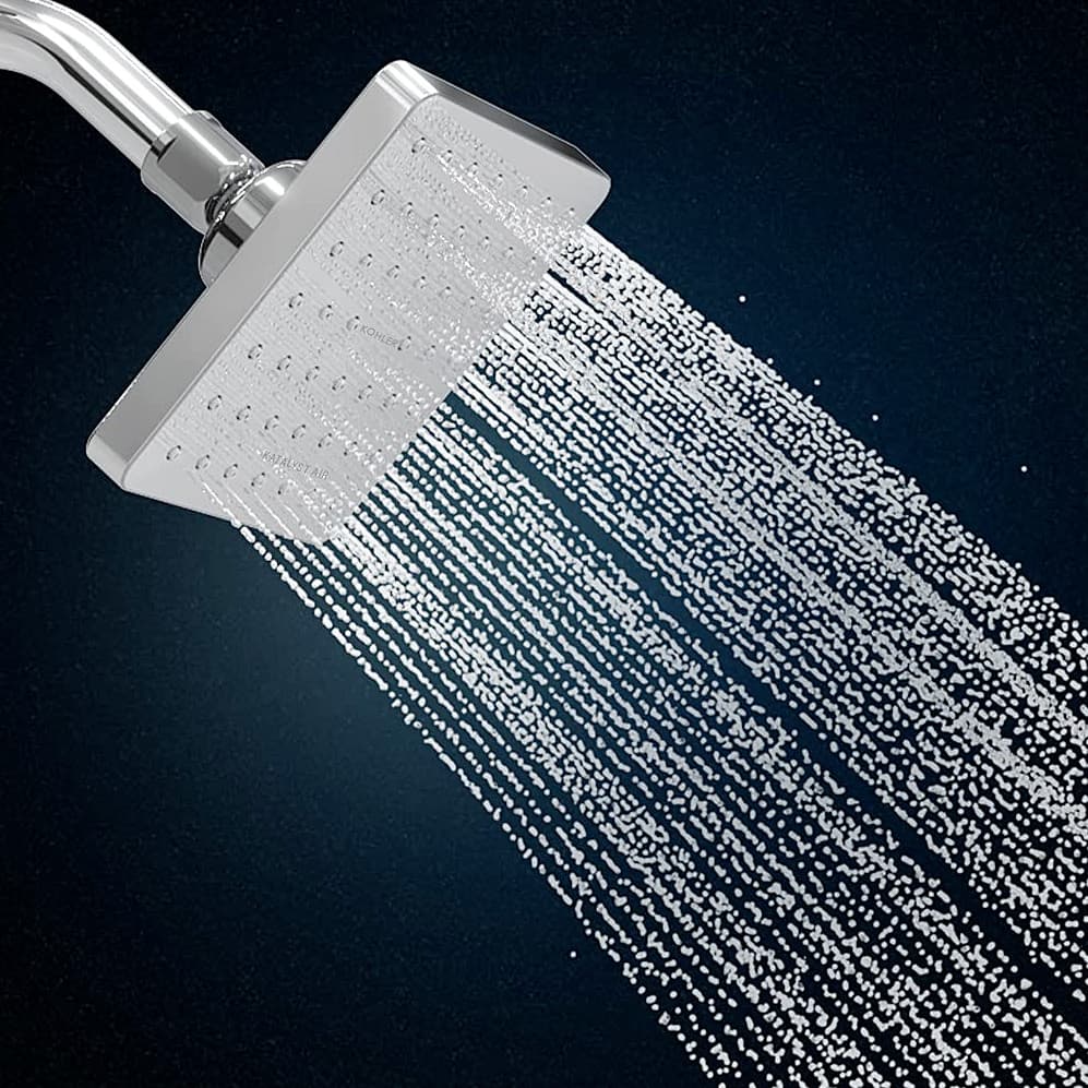 Kohler Parallel Square Shower Head With Shower Arm In Polished Chrome Finish, K-22645IN-CP