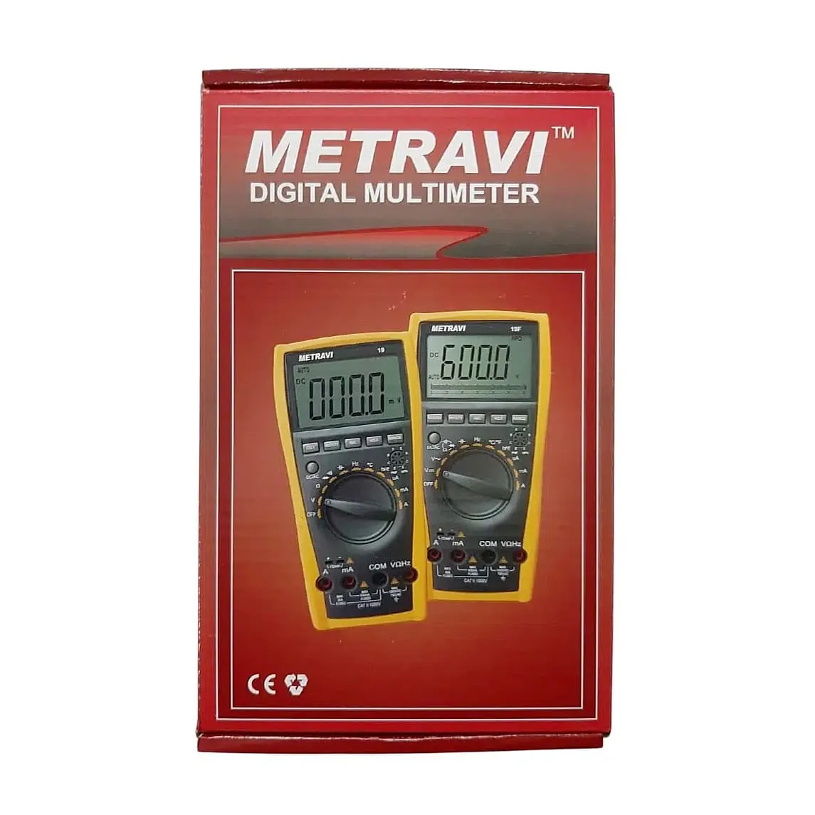 Metravi 3-3/4 Digits / 1000V Digital TRMS Auto-Ranging Multimeter, 19