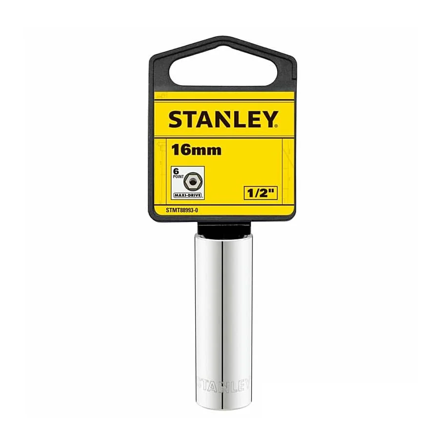 Stanley 16 mm 6PT Spark Plug Socket (1/2 inch Sq.Drive), STMT88993-0