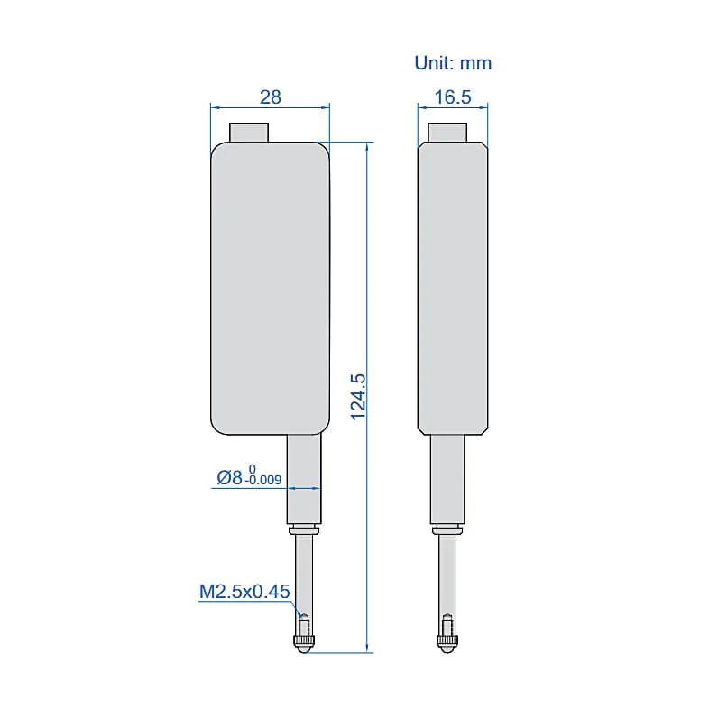 Insize 0 - 12.5 mm High Precision Digital Linear Gauge, 7130-10L