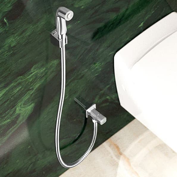 Kohler Complementary Health Faucet With Side Spray, Metal Hose In Polished Chrome Finish, K-12927IN-CP