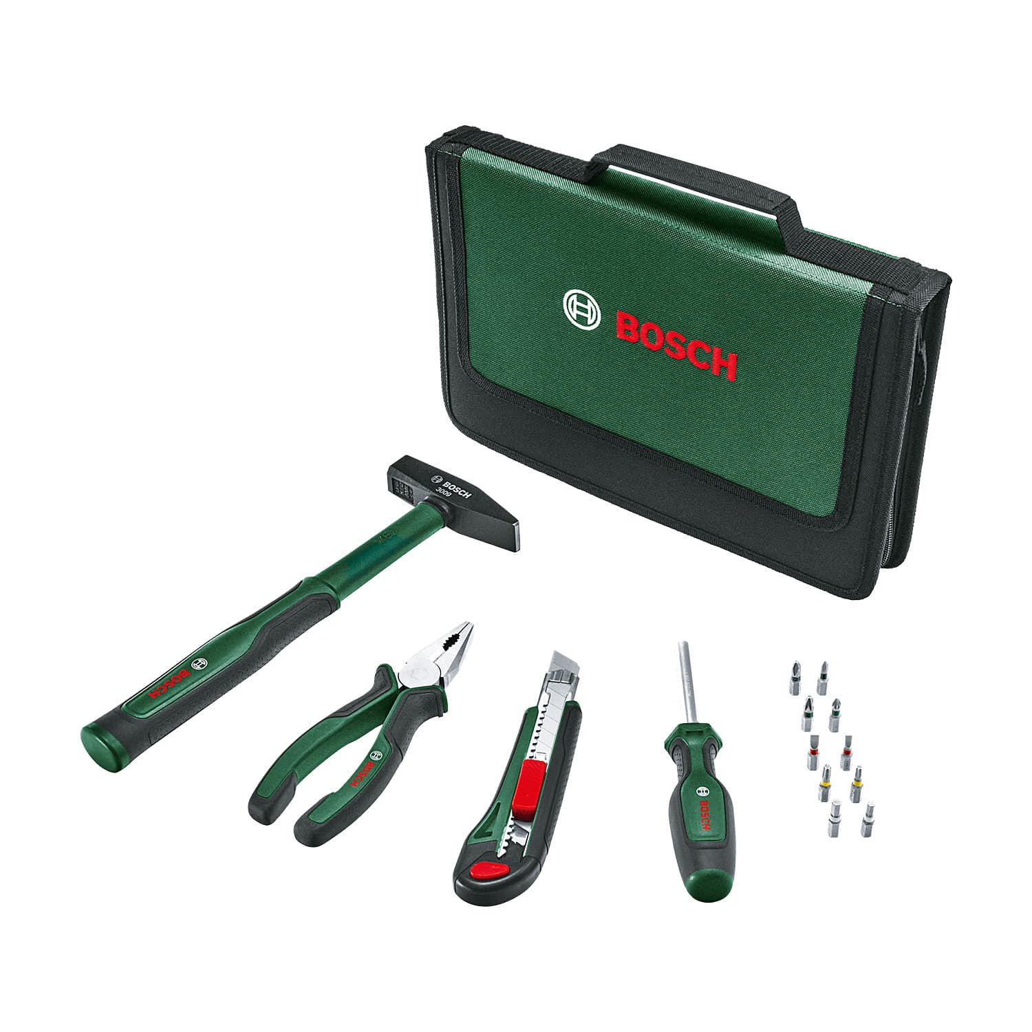 Bosch 14 Pcs Easy Starter Hand Tool Set, 1 600 A02 BY3