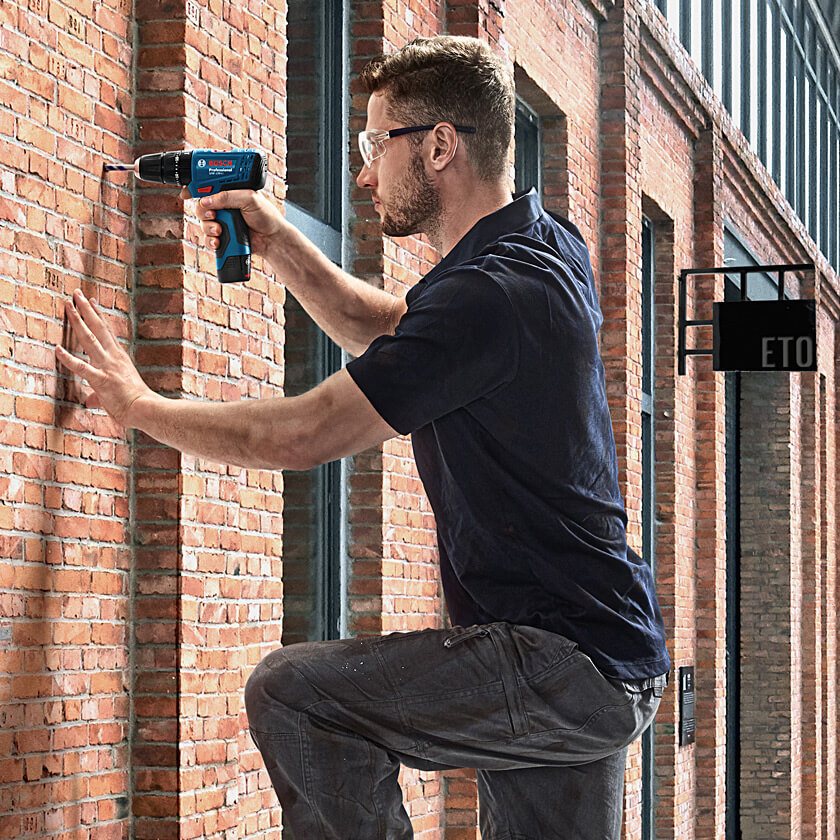 Bosch 12V Lithium-ion Professional Cordless Impact Drill Driver, GSB 120-LI