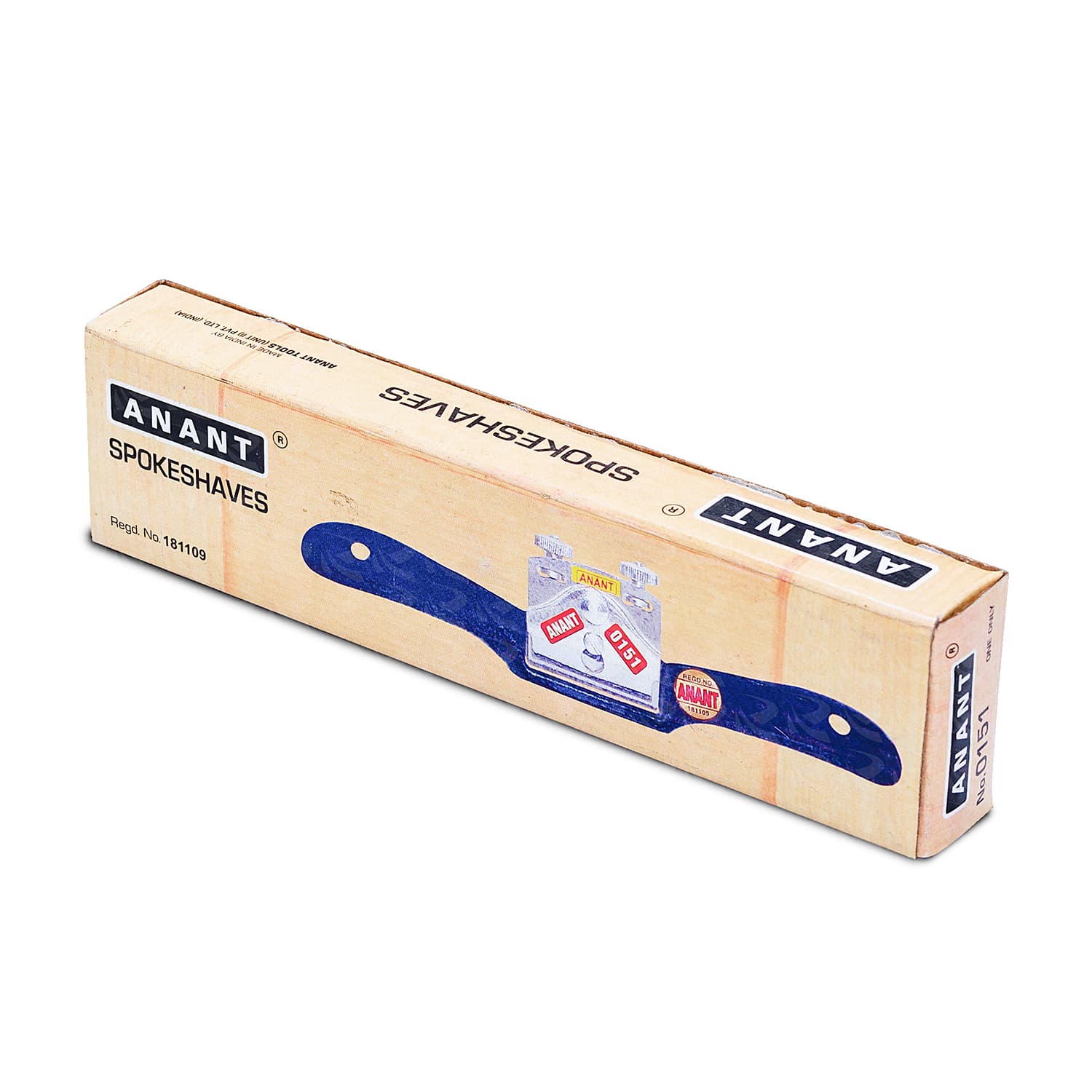 Anand 250 mm (Length), 54 mm (Blade) Flat Face Spoke Shave, 0151
