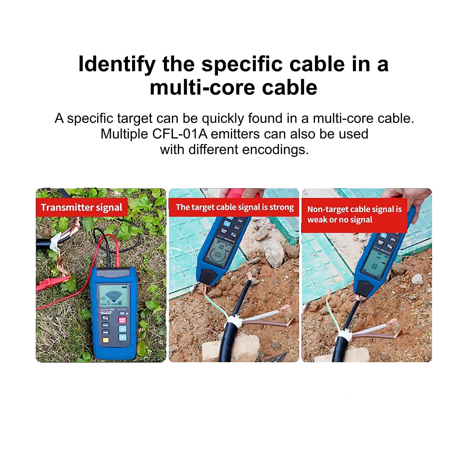 Metravi 33KHz Digital Cable Fault Locator With Pipe & Cable Tracer, PRO CFL-01A