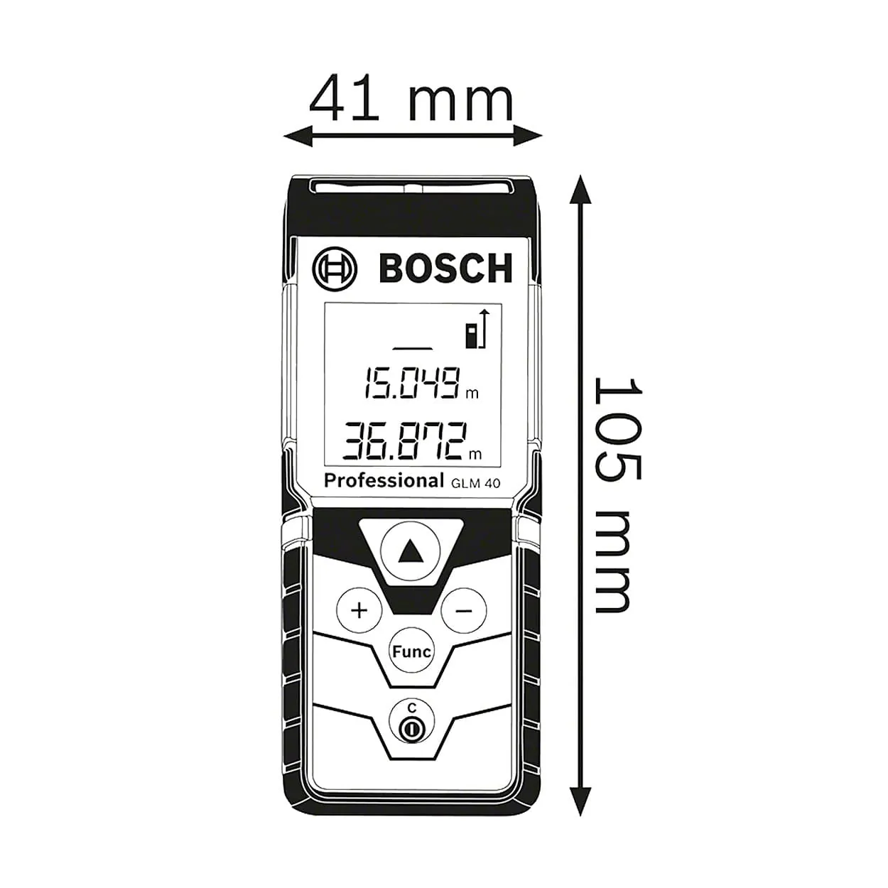 Bosch 40 Mtr Professional Laser Measure, GLM40