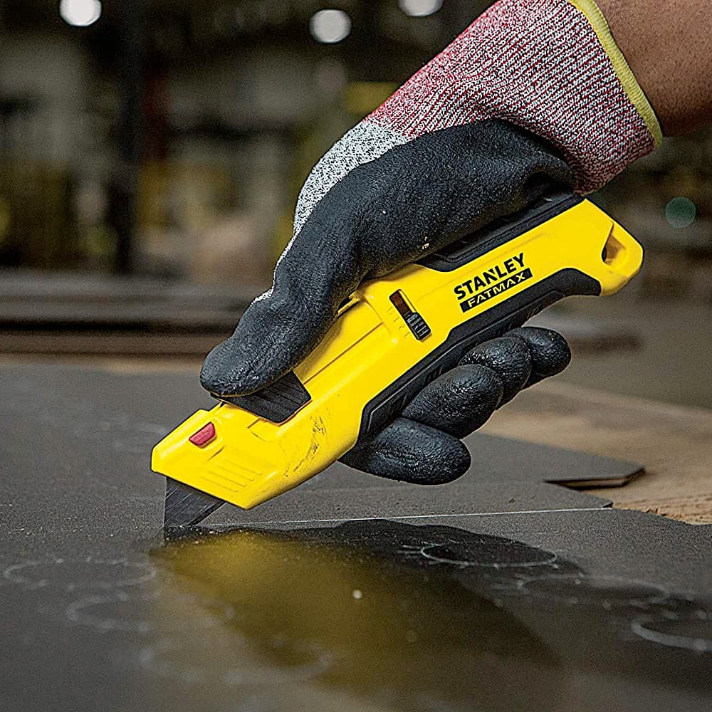 Stanley 175 mm FatMax Auto-Retract Tri-Slide Safety Knife, FMHT10365-0