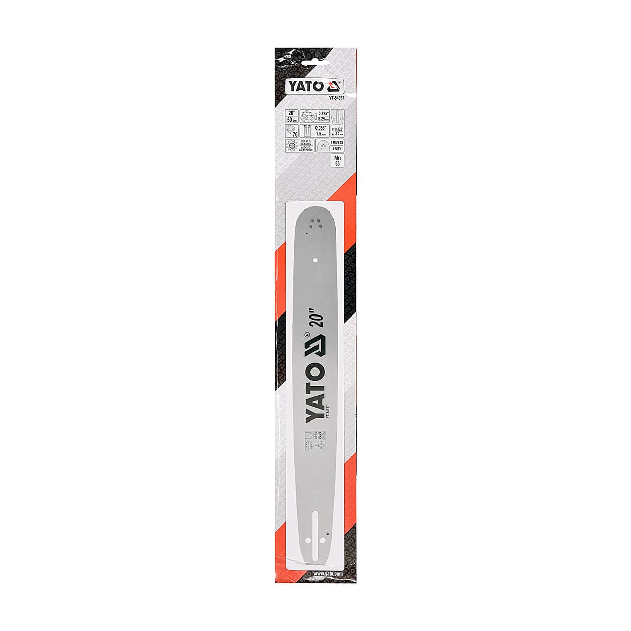 Yato 20 Inch Chainsaw Guide Bar, YT-84937
