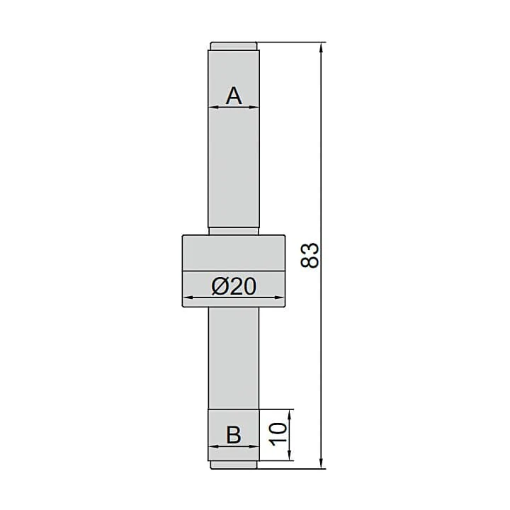 Insize 10 mm Dia. Edge Finders, 6562-3