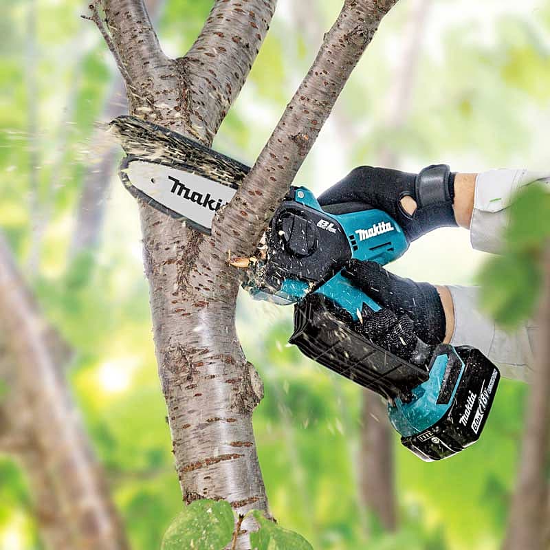 Makita 18V LXT BL 150 mm (6") Cordless Pruning Saw with Rapid Charger & 1 Pcs 3.0 Ah Battery, DUC150SF
