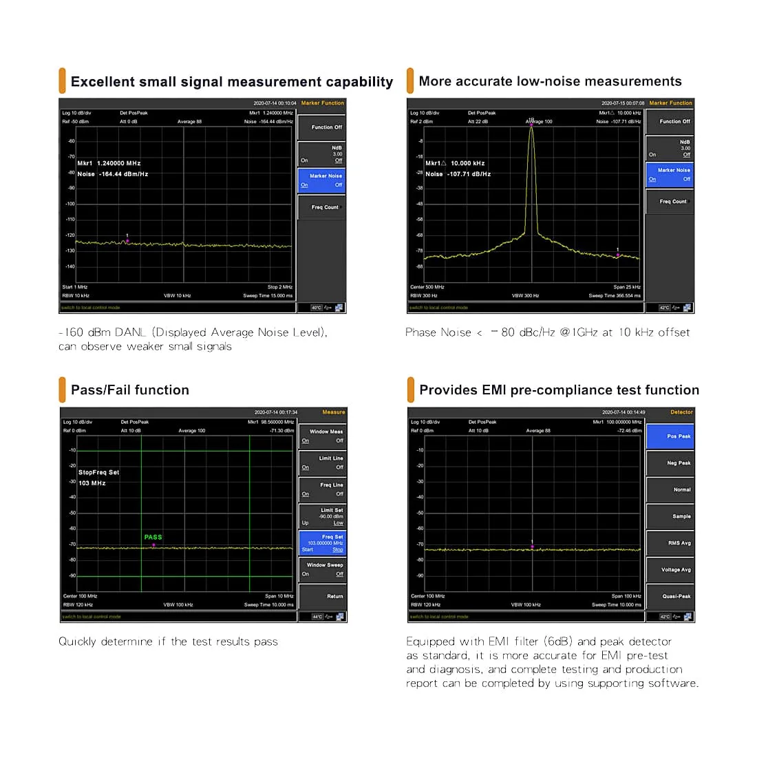 Owon 9 KHz - 7.5 GHz / 1Hz Spectrum Analyzer With Tracking Generator Kit, XSA 1075-TG