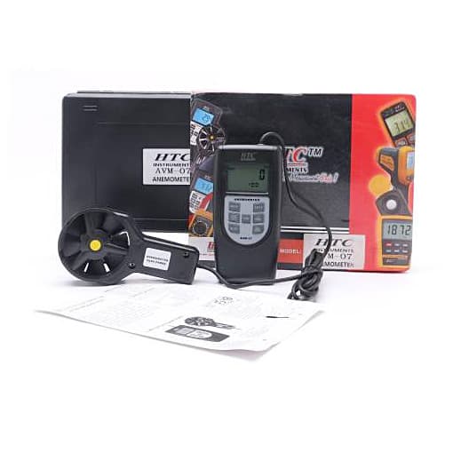 HTC 0.40 - 45.0m/s / 4 Digit Anemometer, AVM-07
