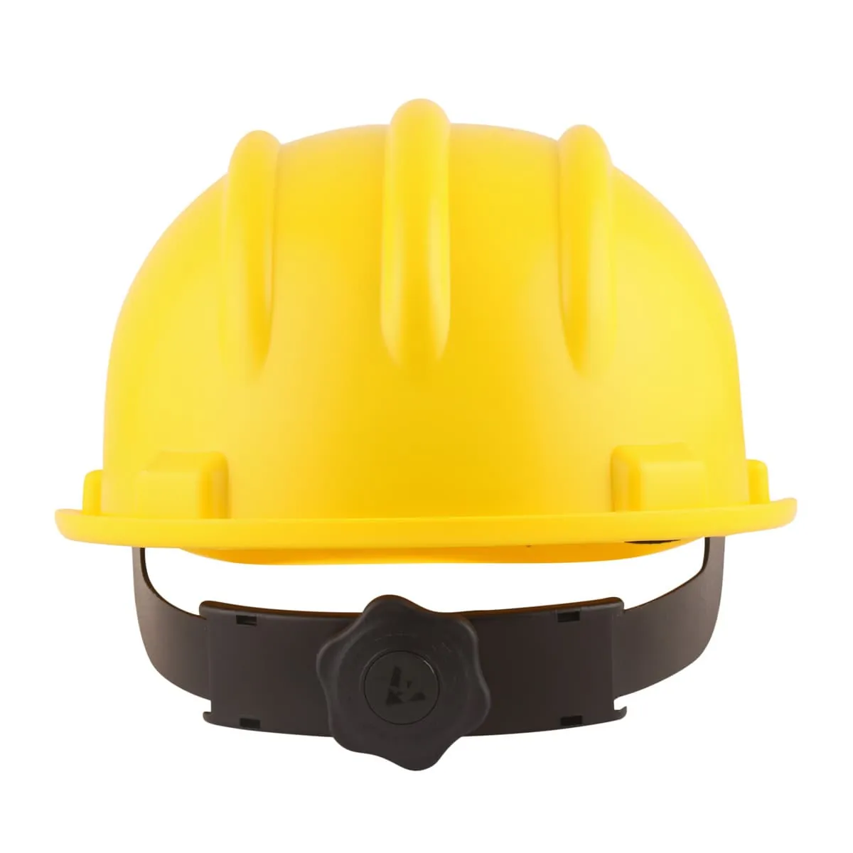 Karam ISI Marked Shelmet Ratchet Type Safety Helmet With Plastic Cradle (Yellow), PN521