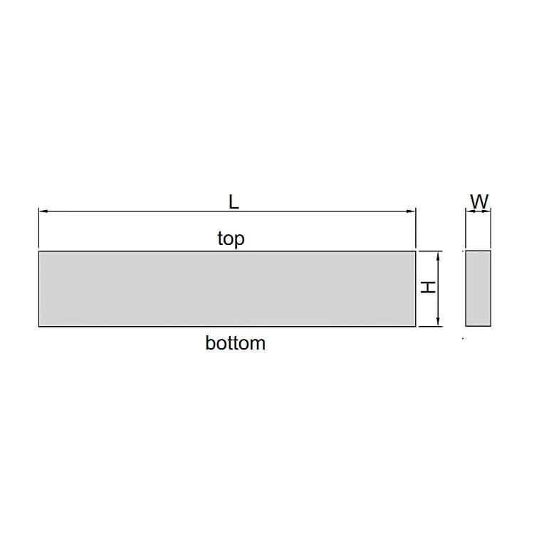 Insize 160 mm Length x 4 mm Thickness Parallel Set (9 Pairs), 6533-9