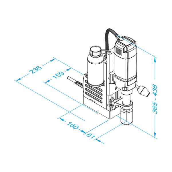 Eibenstock 38 mm Magnetic Core Drilling Machine, KBM 38