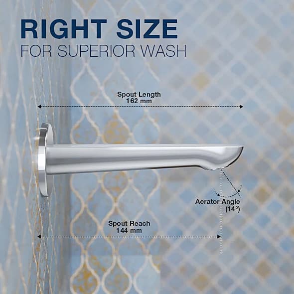 Kohler Fore Arc Bath Spout Without Diverter In Polished Chrome Finish, K-27492IN-CP