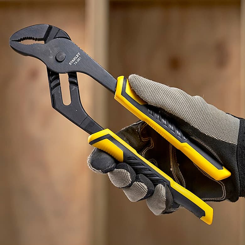 Stanley 10 inch / 250 mm Dynagrip Groove Joint Pliers (Control Grip), STHT0-74361