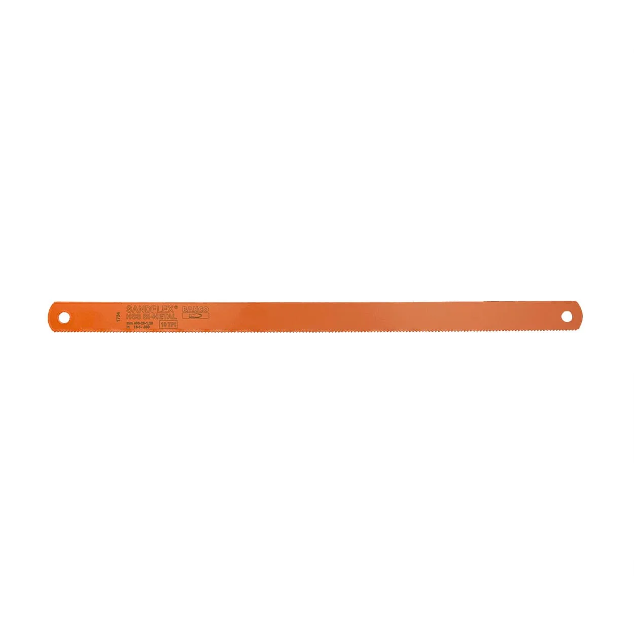 Bahco 400 x 38 x 2.00 mm, 6 TPI HSS-BiMetal Sandflex Power Hacksaw Blade (Pack of 10 Pcs)