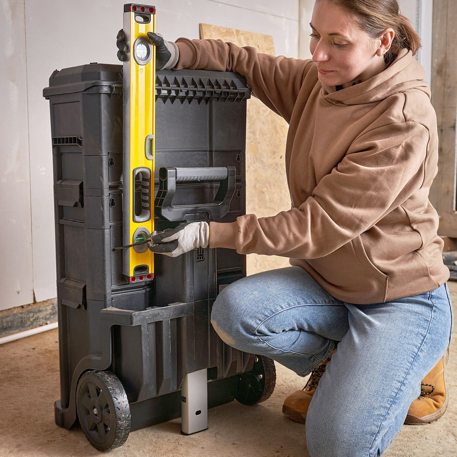 Stanley 5 in 1 Pro One Touch Modular Rolling Workshop, 1-79-206