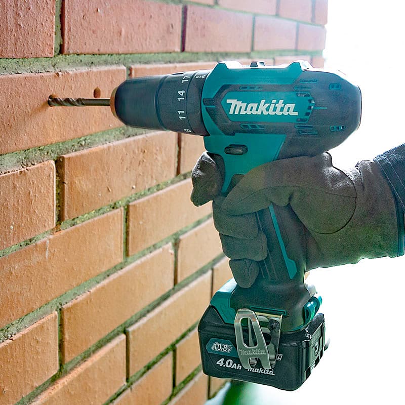 Makita 12V Max CXT Li-Ion 10 mm (3/8") Cordless Hammer Drill Driver (Bare Tool), HP333DZ