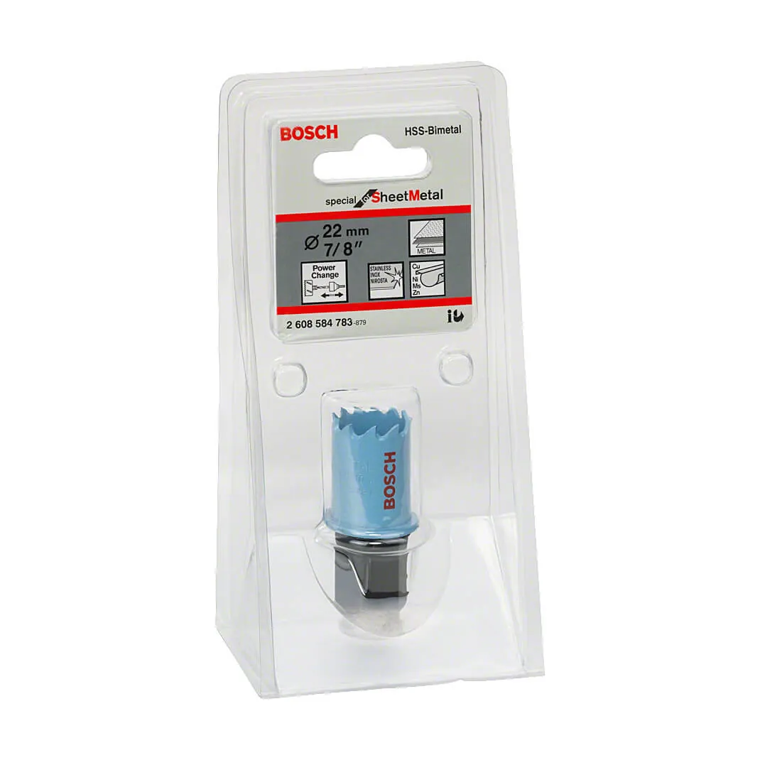 Bosch 22 mm Sheet Metal Power Change Adapter, 2 608 584 783