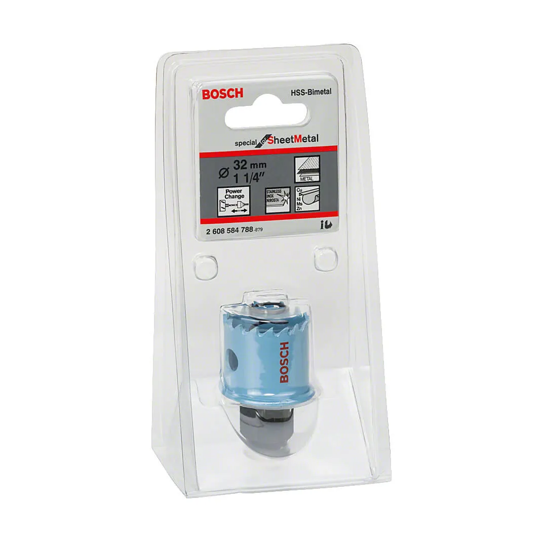 Bosch 32 mm Sheet Metal Power Change Adapter, 2 608 584 788