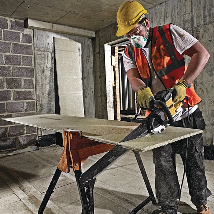 Dewalt 1700W / 430mm Alligator Saw For Cutting ACC Blocks, DWE397-QS
