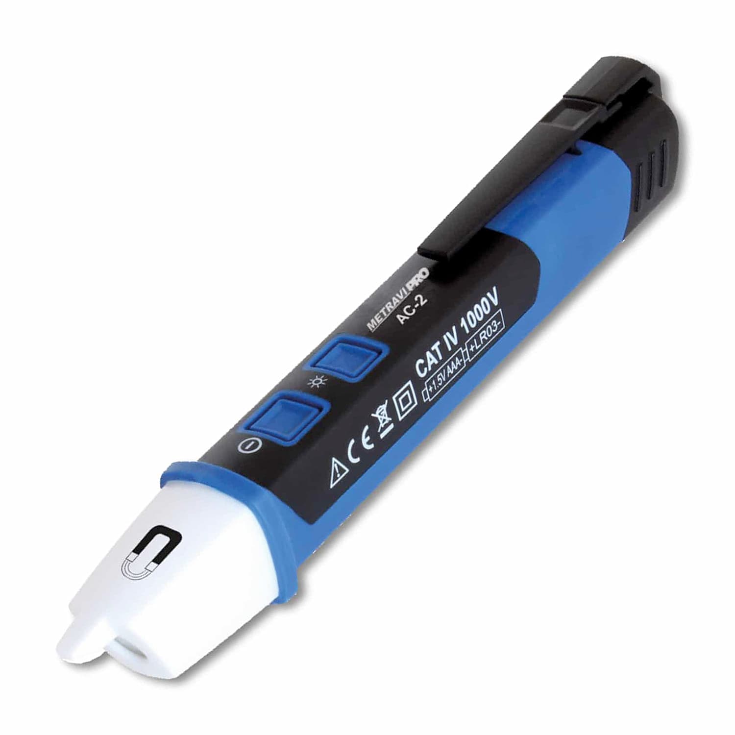 Metravi 12V - 1000V AC Non-contact Voltage Detector, PRO AC-2