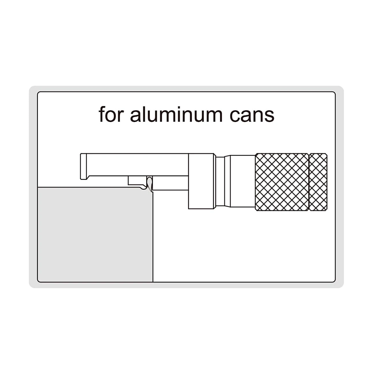 Insize 0 - 13 mm Seam Micrometer for Aluminum Cans, 3293-132