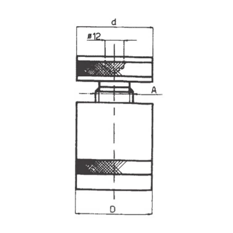 Apex 50 - 70 mm Screw Jack with Steel Body (Flat Support), 911-2
