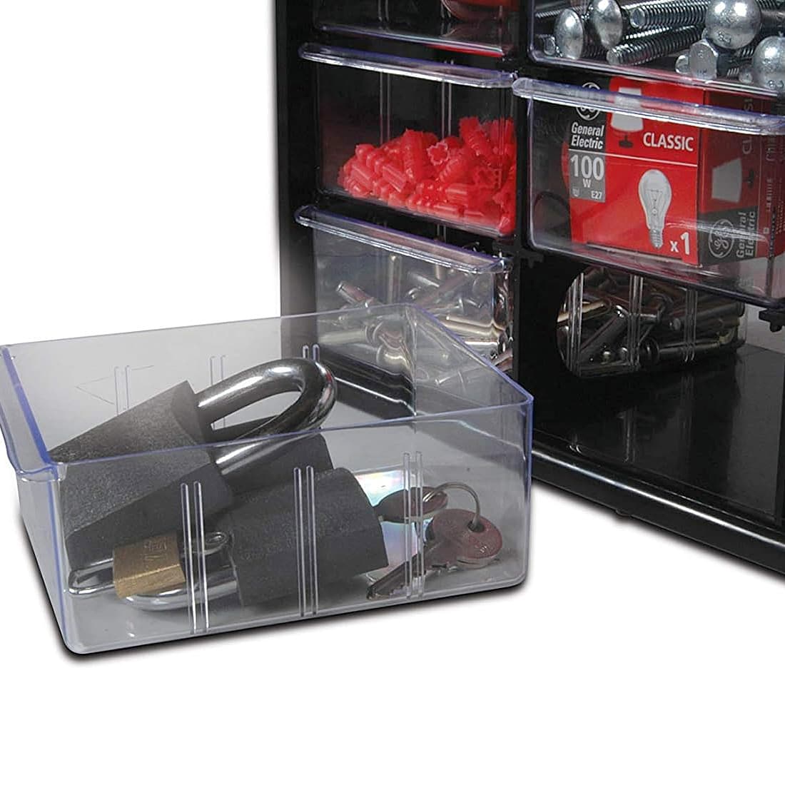 Stanley Multi-Purpose Storage Bin With 9 Large Drawers, 1-93-978
