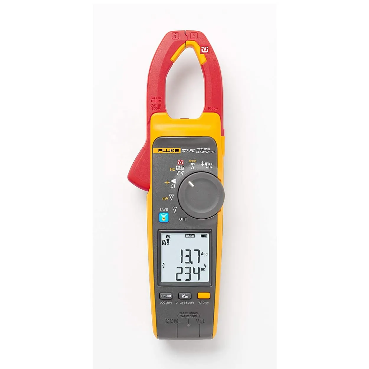 Fluke 377 FC 1000A Non-Contact Voltage True-RMS AC / DC Clamp Meter With iFlex