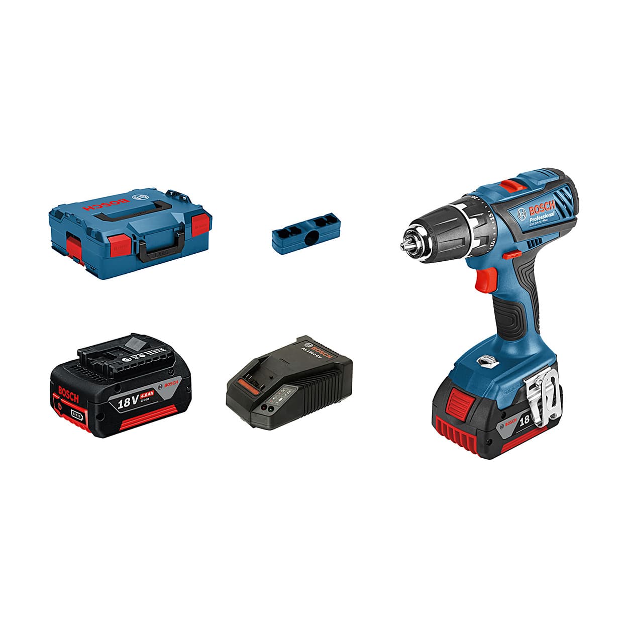 Bosch 18 V Professional Cordless Drill Driver, GSR 18-2-LI Plus