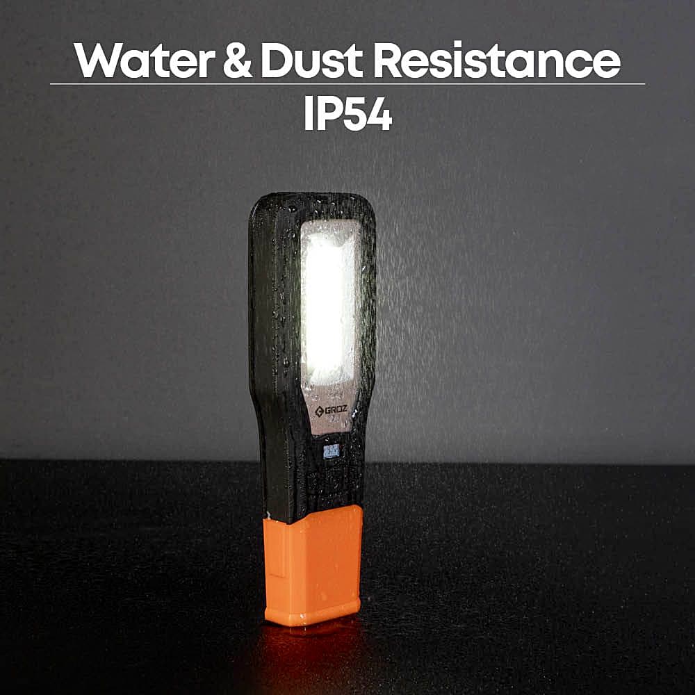 Groz 550 Lumens UV & Dual Charging Worklight, LED/376U