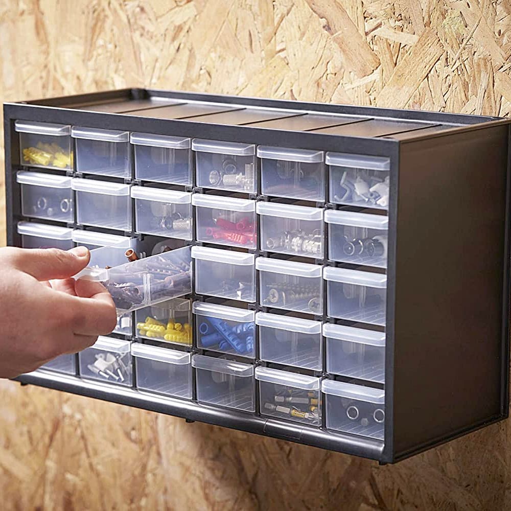 Stanley Multi-Purpose Storage Bin With 30 Small Drawers, 1-93-980