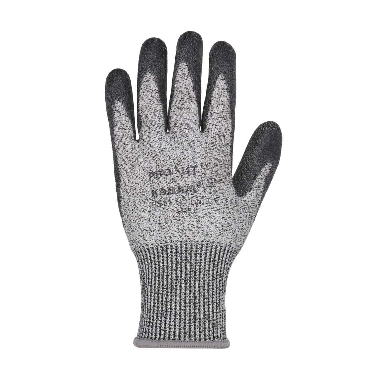 Karam Black Supported Hand Gloves (Large) (Pack Of 6 Pair), HS51