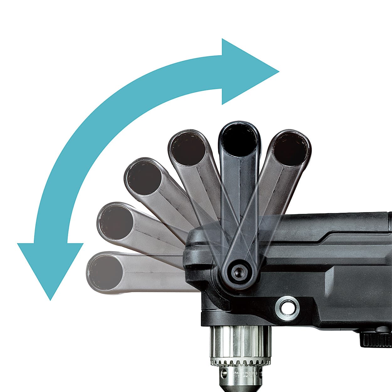 Makita 40Vmax XGT BL Li-Ion 13 mm (1/2") Cordless Angle Drill with Rapid Charger & 1 Pcs 4.0Ah Battery, DA001GM101