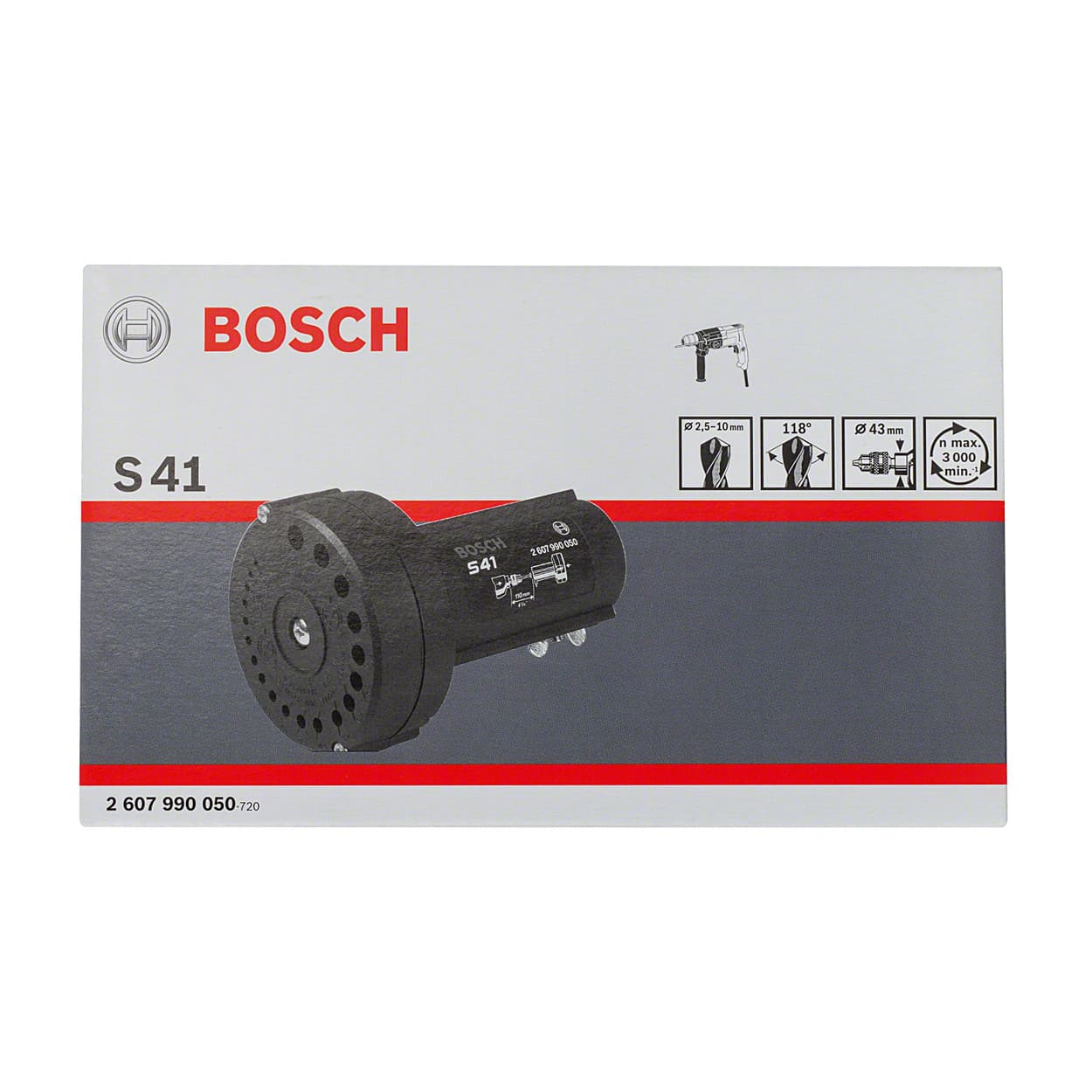 Bosch Drill Bit Sharpener S41, 2 607 990 050