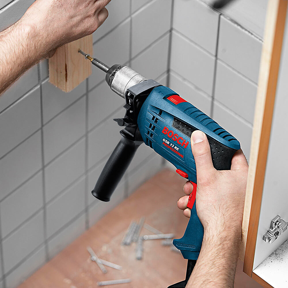 Bosch 13mm 600W Professional Impact Drill, GSB 13 RE