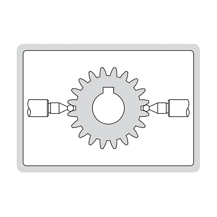 Insize 25 - 50 mm Gear Tooth Micrometer (Without Tips), 3291-50