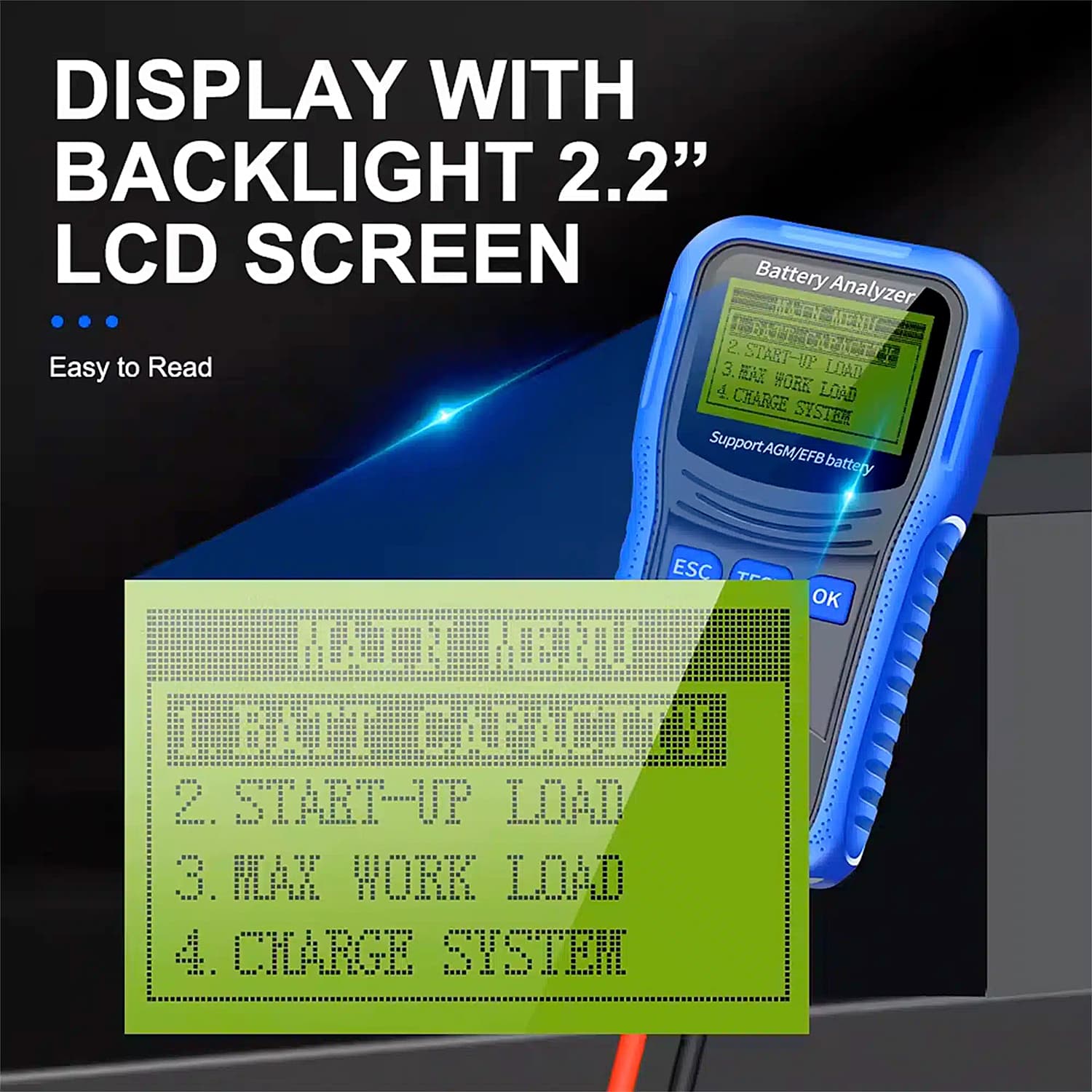 Metravi 100CCA - 2000CCA Battery Analyser, BT-200