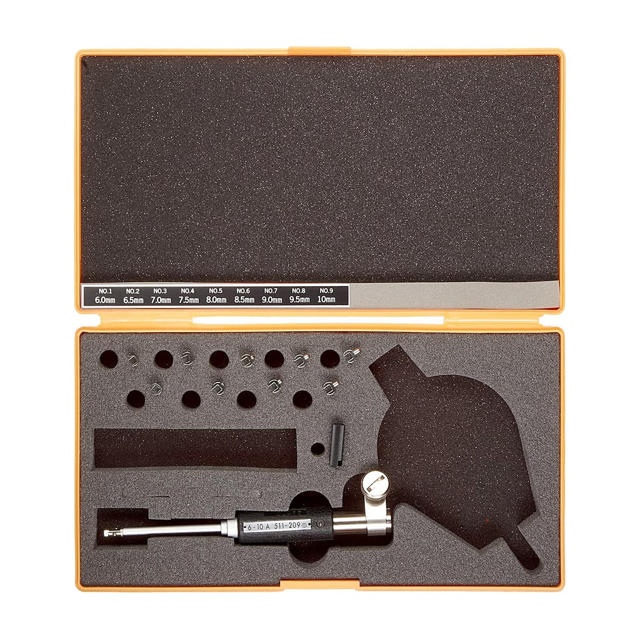 Mitutoyo 6 - 10 mm Bore Gauge For Small Holes Without Dial Gauge, 511-209